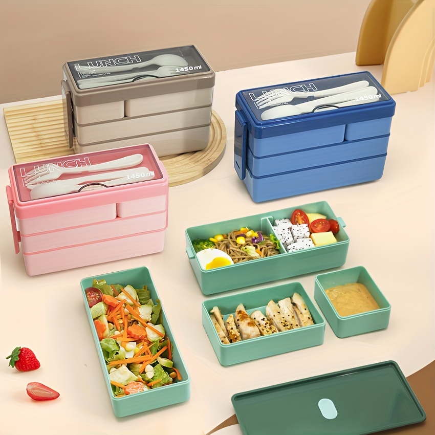 Food Storage Large Plastic Containers - 대용량 도시락 도시락, 멀티 레이어 식품