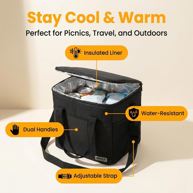 Food Storage To Keep Warm - 야외용 아이스팩 보냉 가방 피크닉 과일