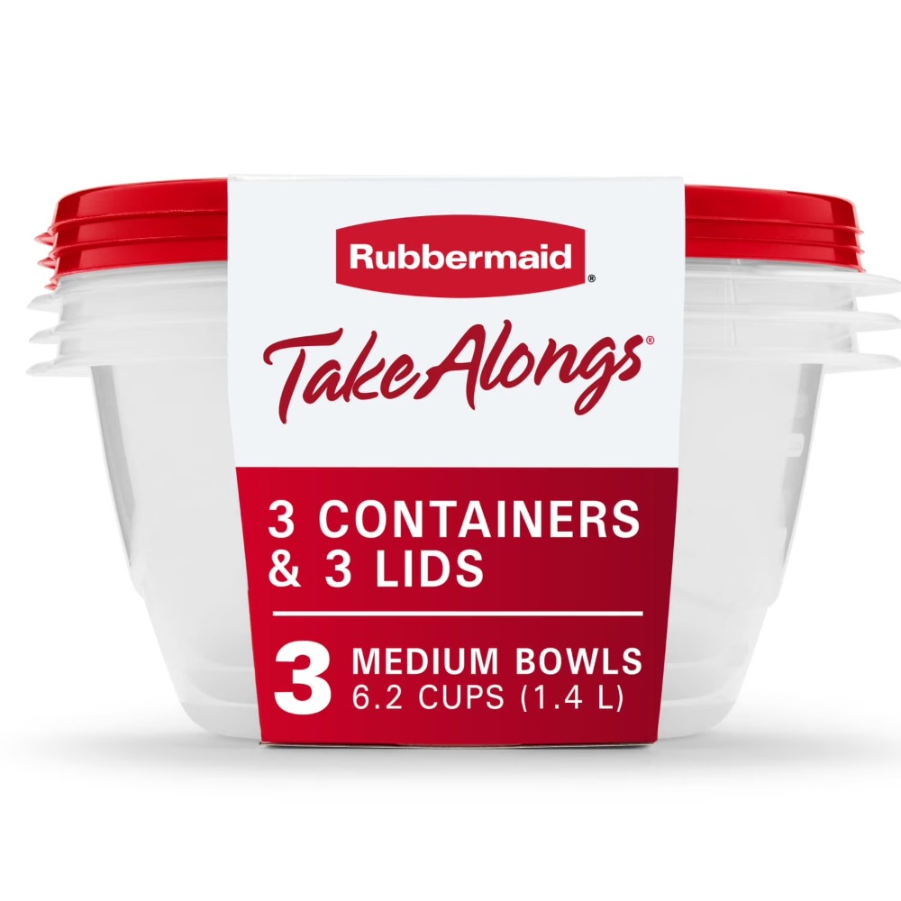Food Storage Large Plastic Containers - 뚜껑이 있는 대형 원형 식품 보관