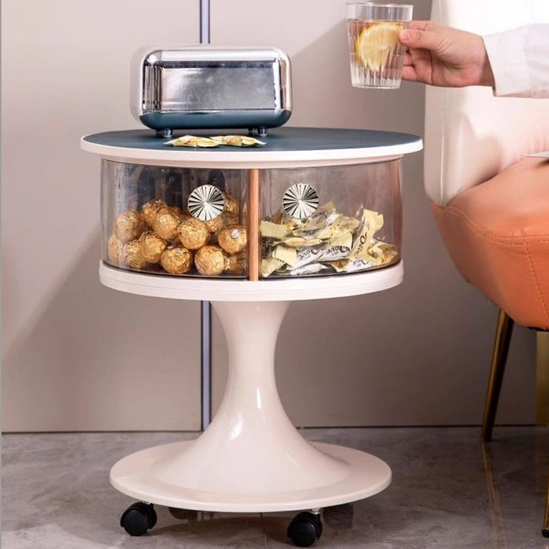Food Storage On Wheels - 북유럽 커피 테이블 이동식 침실 소파