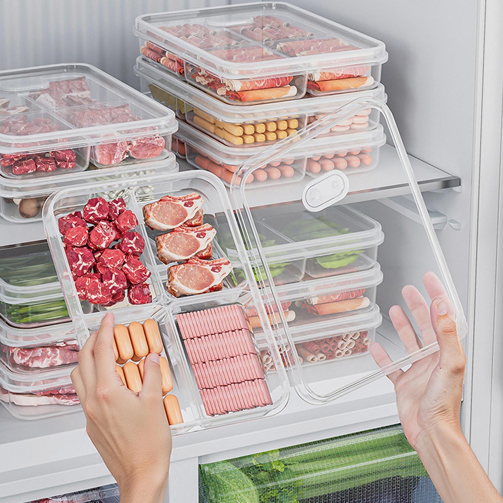 Food Storage Order - 1PC 냉장고 보관 상자 고기 야채