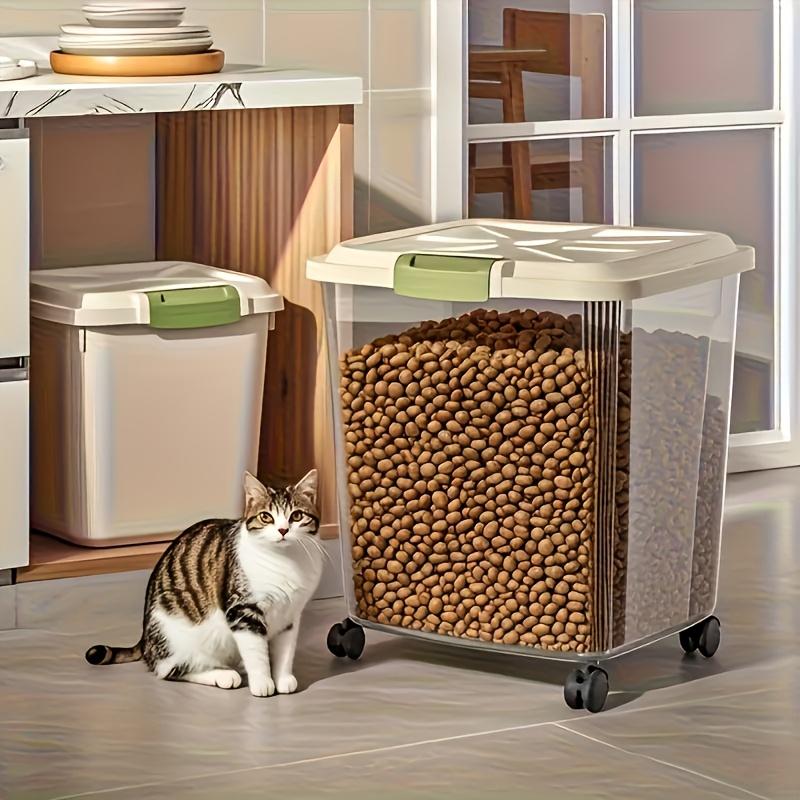 Food Storage Containers Xl - 대용량 바퀴 달린 애완동물 사료 보관함.