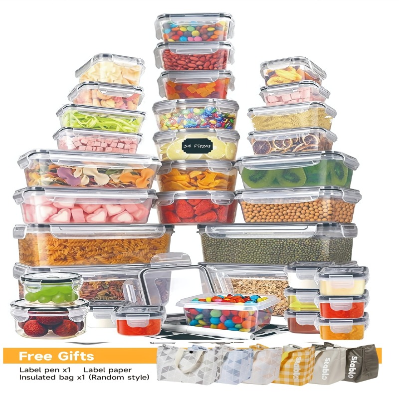 Food Storage Order - 48개 BPA 프리 식품 보관 세트