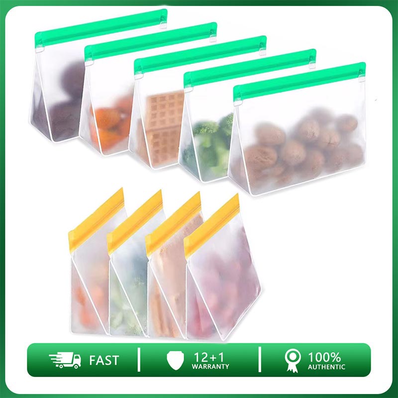 Food Storage Zip Lock Bags - 재사용 가능한 식품 보관 가방 업그레이드