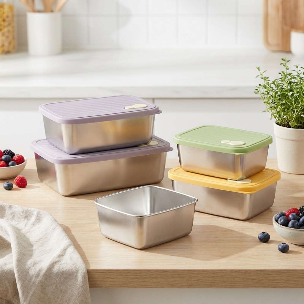냉장고 보관함 대용량 식품 보관 용기(뚜껑 포함) 재사 - Food Storage Containers Xl 리뷰 및 가격