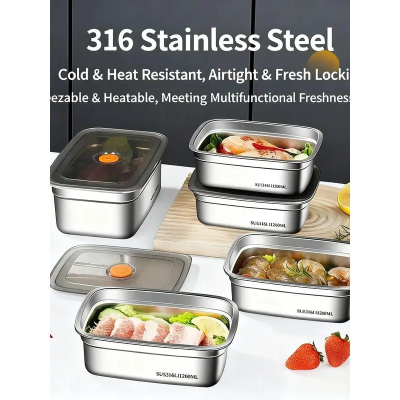대용량 스테인리스 스틸 누수 방지 밀폐형 도시락통, 캠 - Food Storage Microwave Safe 리뷰 및 가격