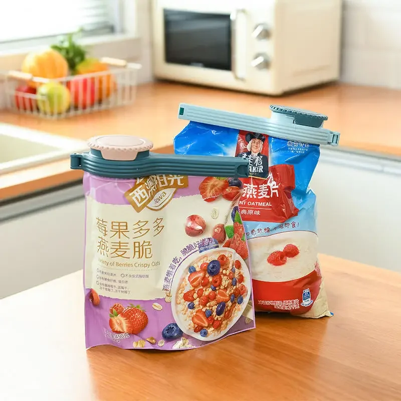 1pcs 식품 보관 가방 씰링 클립 플라스틱 캡 실러  - Food Storage Zip Lock Bags 리뷰 및 가격