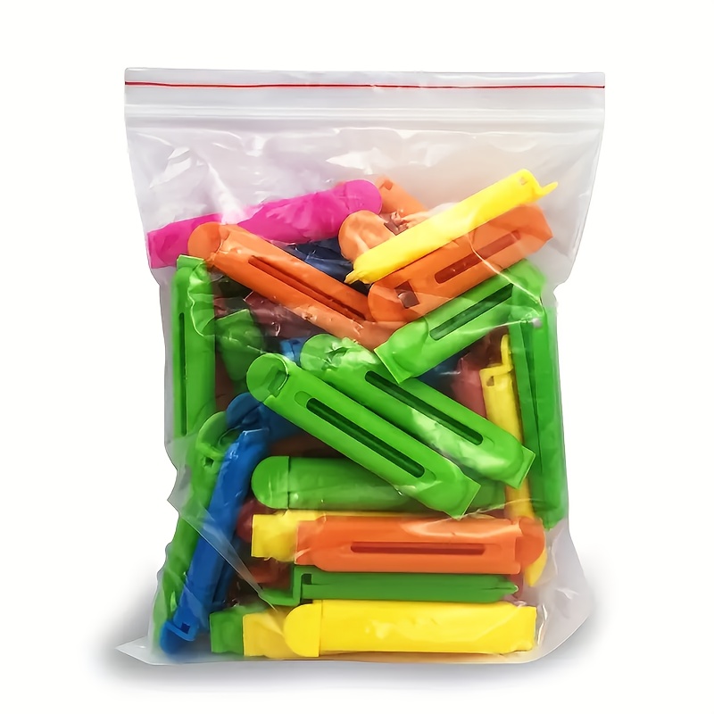 30개 다색 식품 밀봉 클립: 간식을 신선하고 건조하게 - Food Storage Zip Lock Bags 리뷰 및 가격