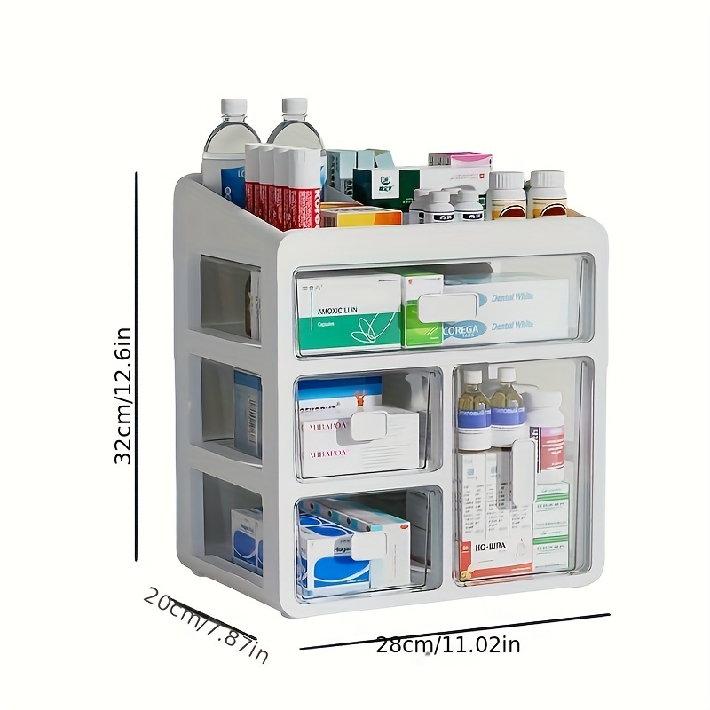 가정용 약장 1개, 가정용 약 관리자, 서랍형 대용량  - Food Storage Management 리뷰 및 가격