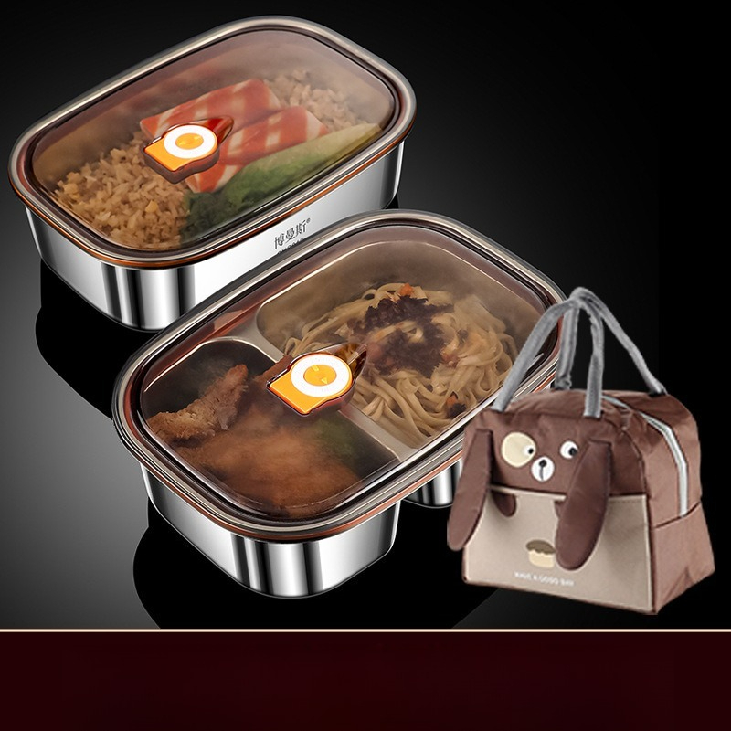 도시락 상자 스테인레스 스틸 전자레인지 사용 가능 대용 - Food Storage Microwave Safe 리뷰 및 가격