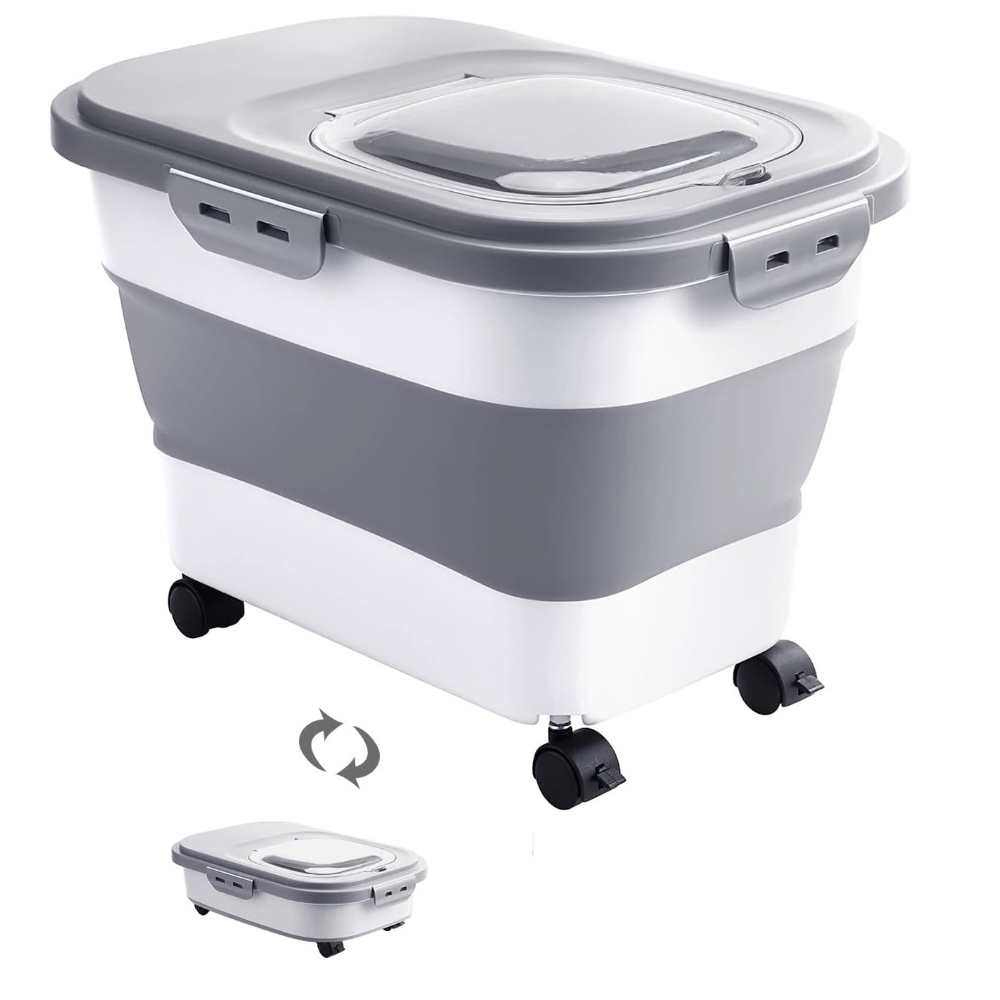 대용량 고양이 개 사료 보관 용기 접이식 밀폐 주방 곡 - Food Storage Containers Xl 리뷰 및 가격