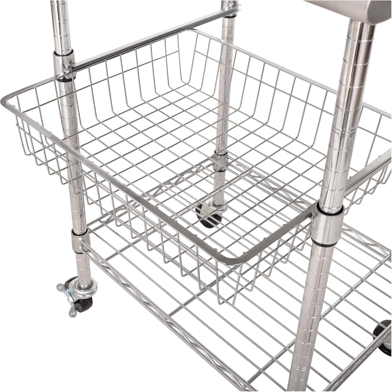스테인리스 스틸 상업용 조리대 카트, 이동식 주방 아일 - Food Storage On Wheels 리뷰 및 가격