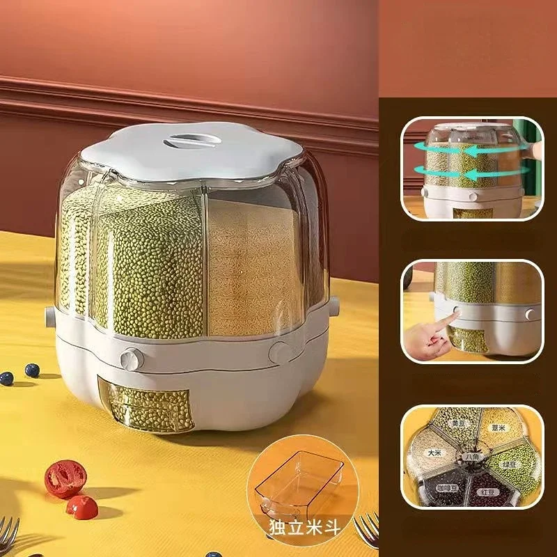 주방 보관 용기 대형 식품 보관 용기 360 °   회 - Food Storage Large Plastic Containers 리뷰 및 가격