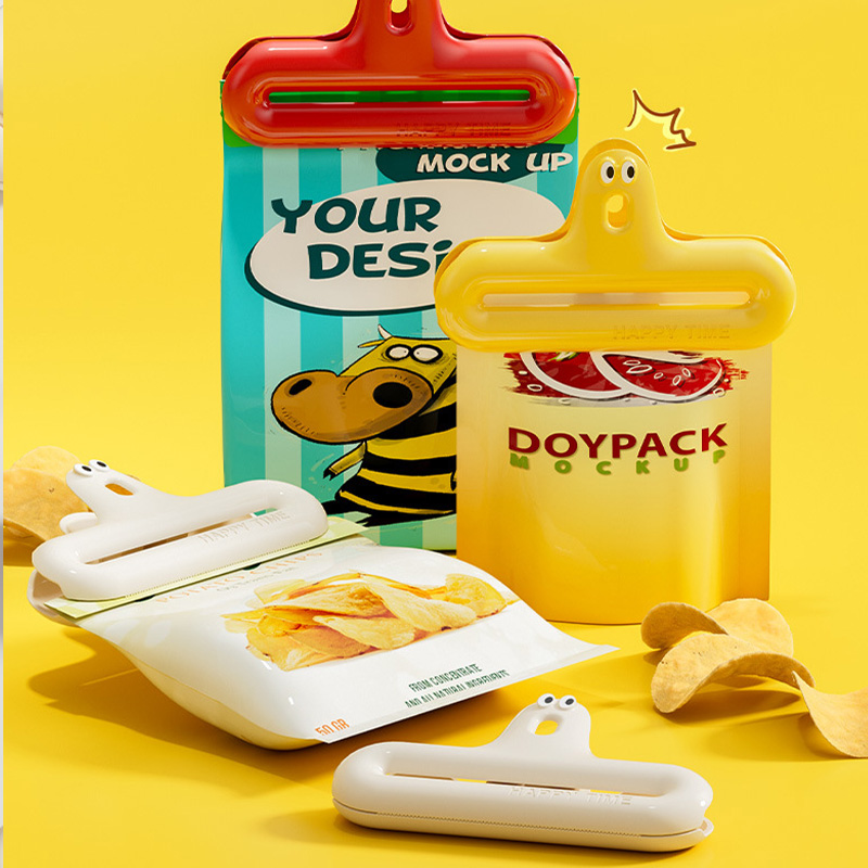1/4 만화 캐릭터 밀봉 클립 방습 스낵 고정 클립 가 - Food Storage Zip Lock Bags 리뷰 및 가격