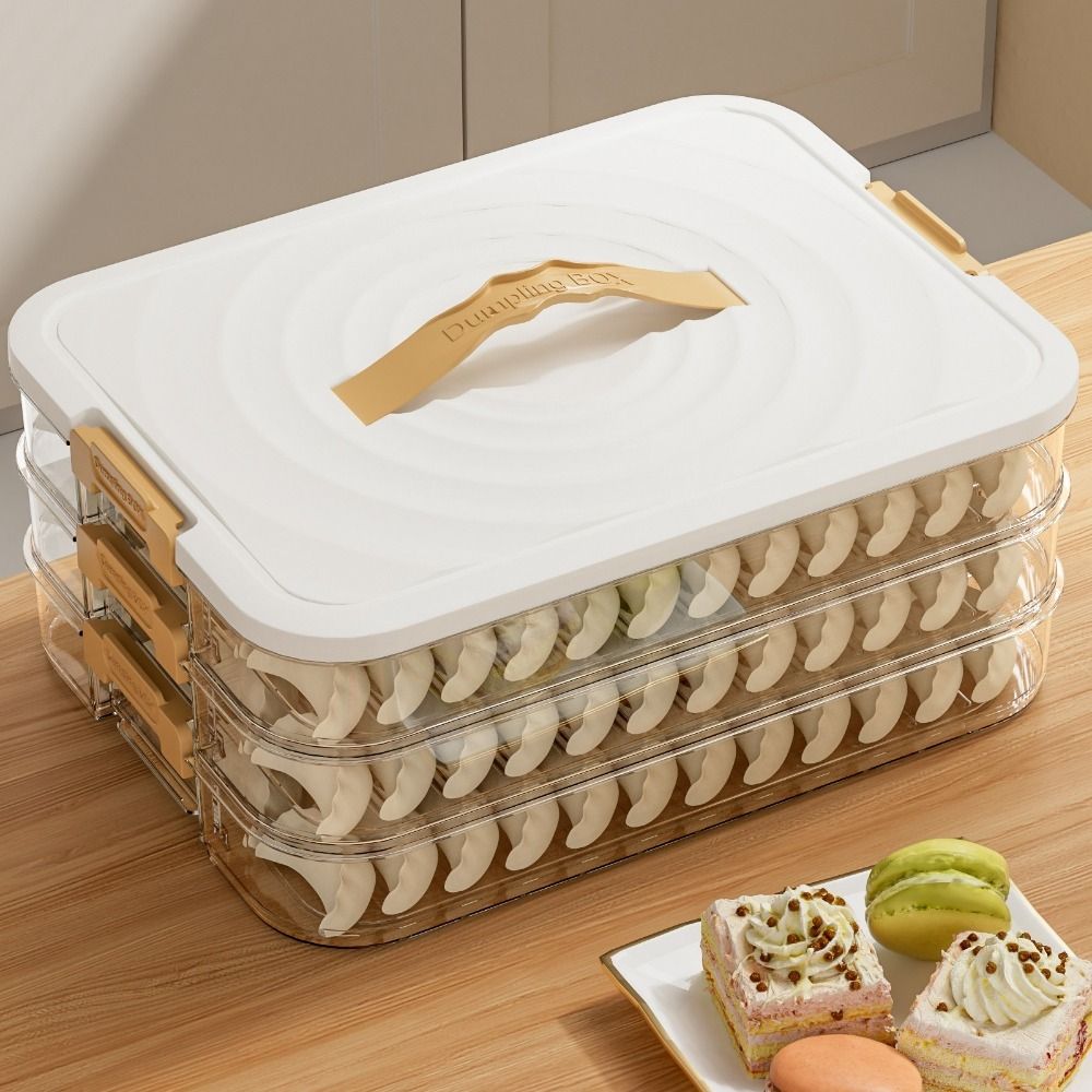 플라스틱 만두 보관함 다층 신선도 유지 식품 계란 냉동 - Food Storage Containers Xl 리뷰 및 가격