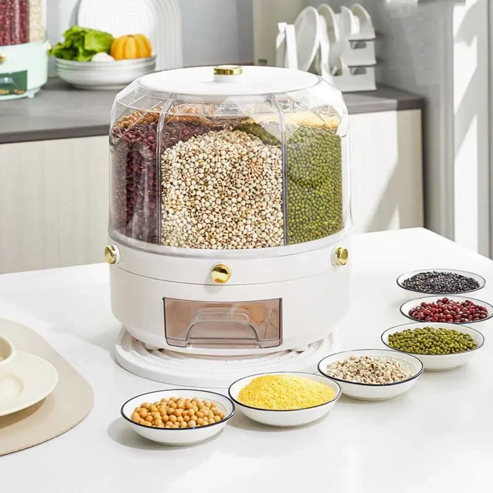 식품 등급 회전식 곡물 디스펜서 대용량 쌀 보관함 서랍 - Food Storage Large Plastic Containers 리뷰 및 가격