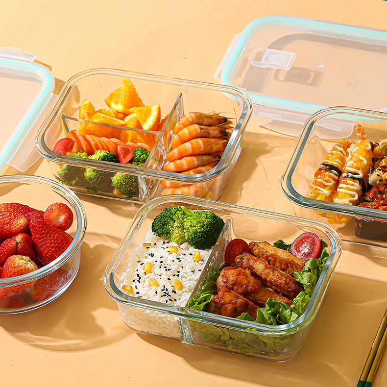 유리 신선도 유지 용기 고붕규산염 내열 전자레인지 도시 - Food Storage Order 리뷰 및 가격