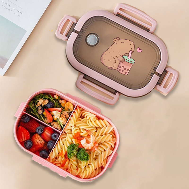 Capybara 도시락 상자 애니메이션 동물 인쇄 식품 - Food Storage Order 리뷰 및 가격
