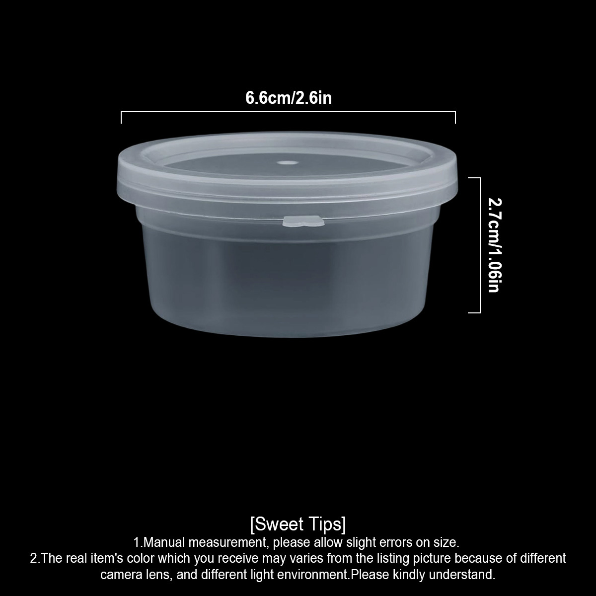 10/20/40팩 작은 슬라임 용기(뚜껑 포함), 조미 - Food Storage Order 리뷰 및 가격