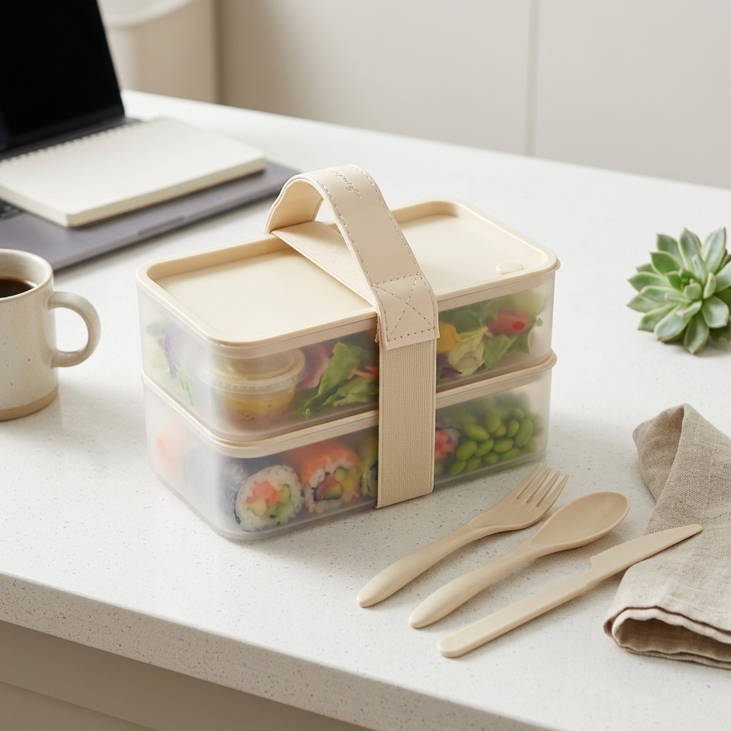 휴대용 플라스틱 식품 용기 재사용 가능한 사각 도시락  - Food Storage Microwave Safe 리뷰 및 가격