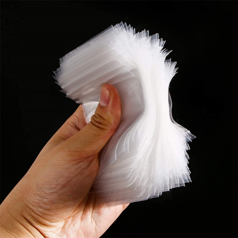 100 조각 투명 미니 작은 플라스틱 지퍼 가방 잠금  - Food Storage Zip Lock Bags 리뷰 및 가격