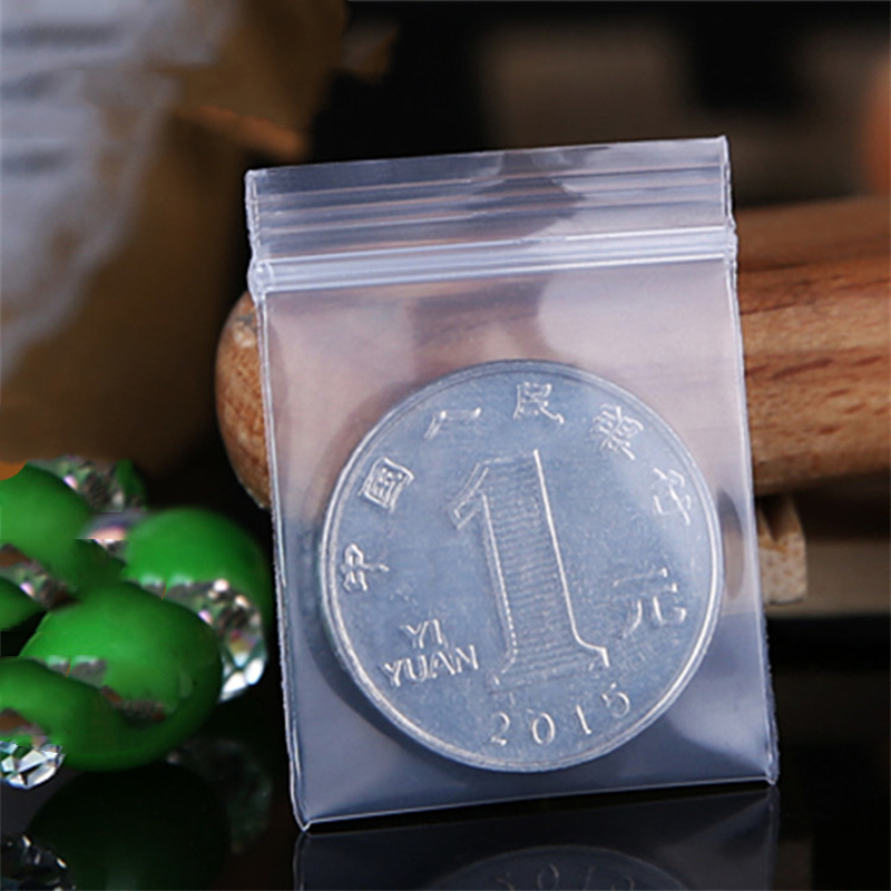100 조각 투명 미니 작은 플라스틱 지퍼 가방 잠금  - Food Storage Zip Lock Bags 리뷰 및 가격