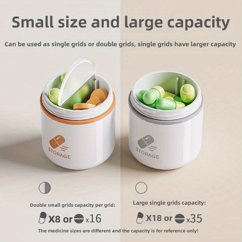 미니 편리한 약 보관함, 밀폐형, 방습 및 빛 차단 약 - Food Storage Management 리뷰 및 가격