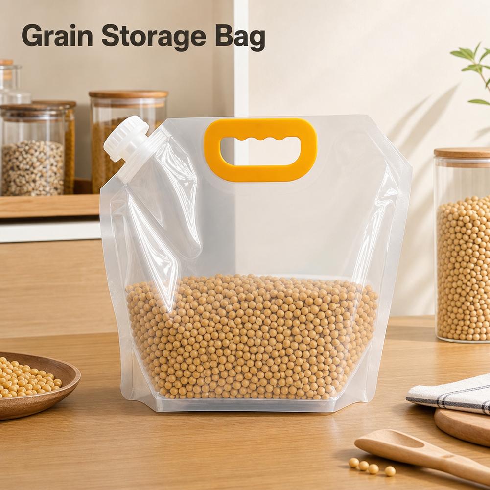 대형 곡물 밀봉 가방 손잡이 포함 방습 해충 방지 쌀  - Food Storage Large Plastic Containers 리뷰 및 가격