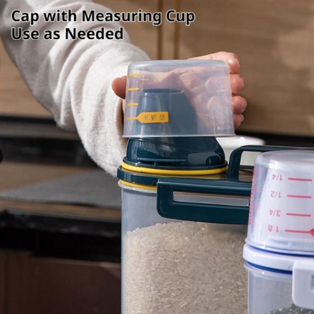 플라스틱 애완동물 사료 보관 용기 (계량컵 포함) 내구 - Food Storage Large Plastic Containers 리뷰 및 가격