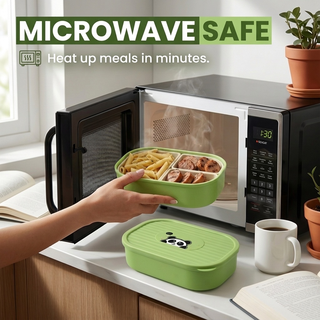 귀여운 플라스틱 분리형 도시락통 어린이 학생 휴대용 밀 - Food Storage Microwave Safe 리뷰 및 가격