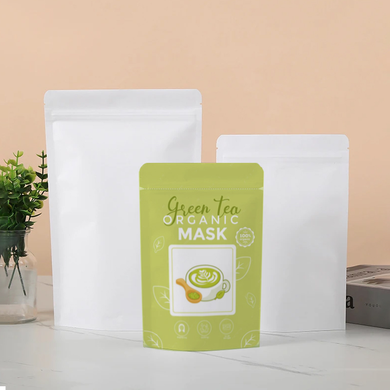 맞춤형 화이트 크라프트 종이 지퍼백 포장 가방 DIY  - Food Storage Zip Lock Bags 리뷰 및 가격